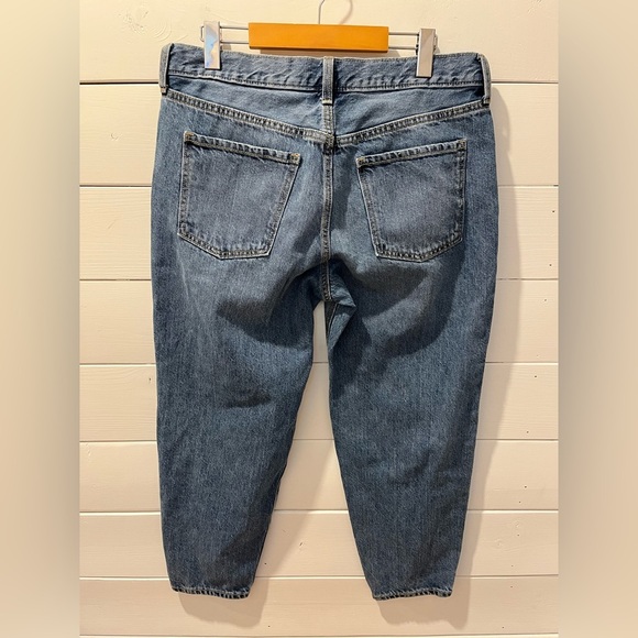 🩵 Old Navy Slouchy High-Waisted Distressed Jeans - Size 10 (Women) - Picture 7 of 7